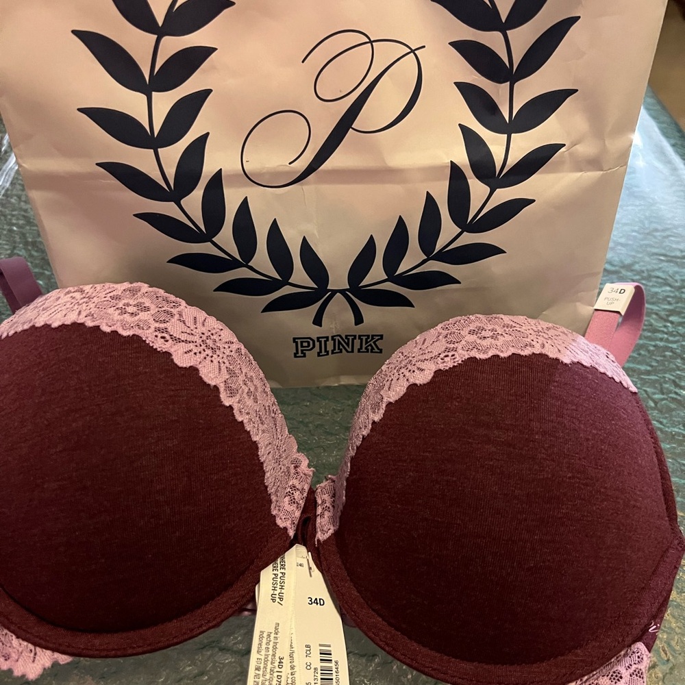 PINK VS Viral Push Up Bra 34D Tzuyu Twice K-Pop Fashion Show MORE SIZES AVAIL - Picture 5 of 8